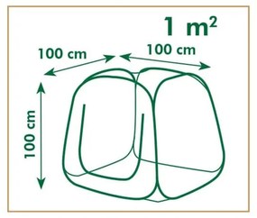 Estufa pop-up 100 x 100 x 100 cm 6020409