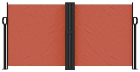 Toldo lateral retrátil 120x1200 cm terracotta