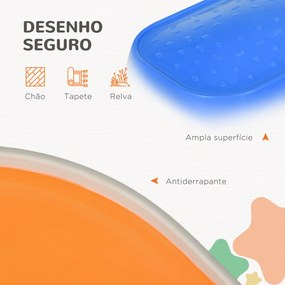 Jogo de Equilíbrio para Crianças de 3-8 Anos Conjunto de 5 Degraus para Treino de Equilíbrio 36x27,5x31 cm Multicor