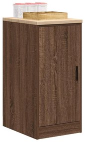 Armário de arrumação de garagem Carvalho Castanho 40x51x85 cm