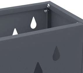 Suporte de Guarda-Chuva Antracite 28x12x41 cm em Aço