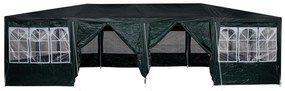 Tenda de Festa com 12 Paredes Verde 8x4 m PE