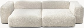 Sofá modular em teddy Vetsak (3 lugares)
