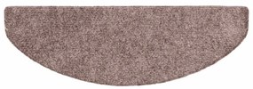 Tapetes de escada autoadesivos 30 pcs 65x21x4 cm creme