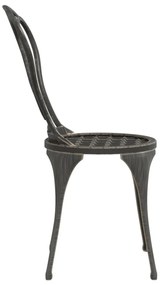 3 pcs conjunto bistrô alumínio fundido bronze