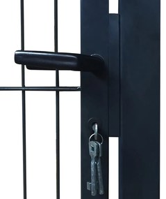Portão de cerca (individual) 2D 106x170 cm antracite