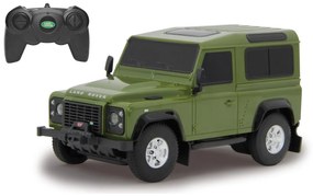 Carro Telecomandado Land Rover Defender 1:24 2,4GHz Verde