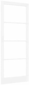porta interior com vidro 'ORKDAL'branca 93x232x4 cm