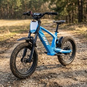 Bicicleta elétrica infantil 500W Roan RXF Evo Racing 18" Azul
