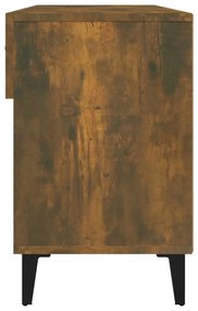 Sapateira 102x35x55 cm derivados de madeira carvalho fumado
