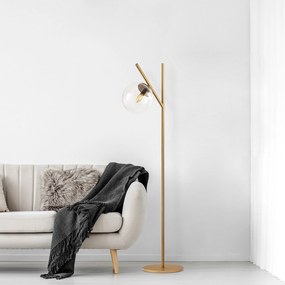 Lâmpada de Pé Fork – Dourada – 31 x 45 x 152 cm