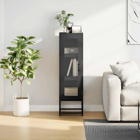 Móvel alto 36x39x123 cm aço laminado a frio preto