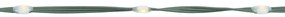 LED Árvore de Natal 483 LEDs Branco Quente 240 cm