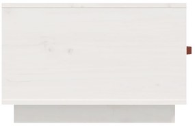 Mesa de centro 60x53x35 cm pinho maciço branco