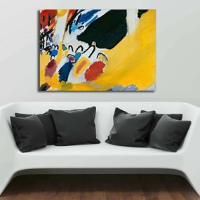 Pintura Decorativa em Tela 70100KANDINSKY012 – Multicolor – 70 x 100 c