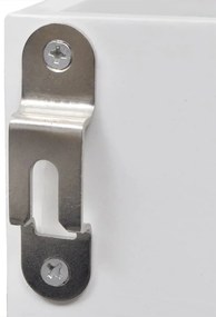 Armário de parede para exposição de livros/DVD/copos MDF branco