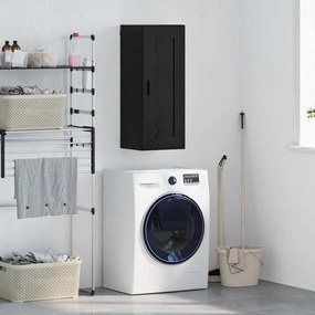 vidaXL Armário de parede Carvalho Preto 34,5 x 34 x 90 cm