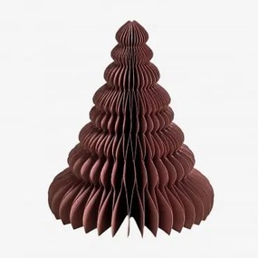 Árvore De Natal De Papel Noelle Cedro Vermelho & ↑15 Cm - Sklum