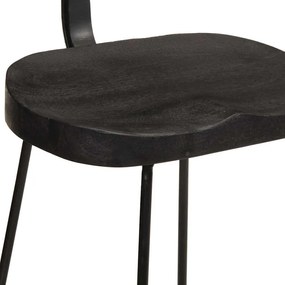 Bancos de bar 2 pcs 49x43x88 cm madeira de mangueira maciça