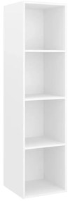 3 pcs conjunto de móveis de TV contraplacado branco