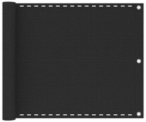 Tela varanda HDPE 75x600 cm antracite