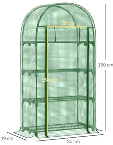 Estufa de Jardim Vertical com 4 Prateleiras – Jardinette Verte Plus –