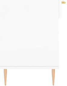 Banco sapateira 102x35x55 cm derivados madeira branco brilhante