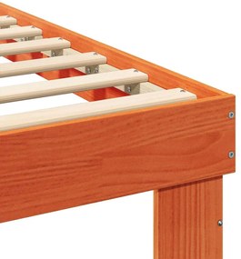 Estrutura da Cama com gaveta com cabeceira Castanho-mel 90 x 190 cm