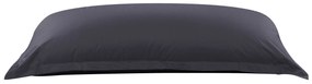 Pufe almofada preto 140 x 180 cm FUZZY Beliani