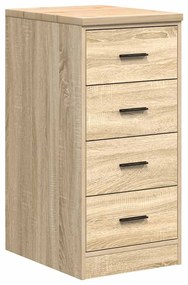 Armários de garagem 2pcs derivados de madeira carvalho sonoma