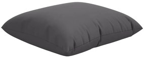 Almofadas de sofá 4 pcs 40x40 cm tecido antracite