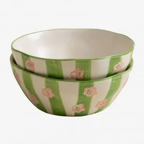 Embale As 2 Tigelas E Relva Ø13 Cm Marneda Multicor Classic - Sklum