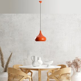 Candeeiro Chandelier Saglam – Laranja – Ø30 h:28 cm