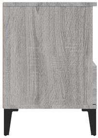 Mesas de cabeceira 2 pcs 40x35x50 cm cinzento sonoma