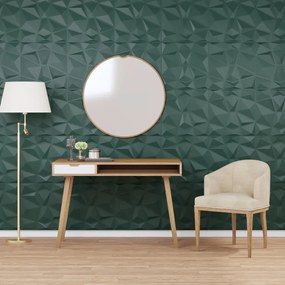Painéis de parede 24 pcs 50x50 cm 6 m² XPS diamante verde