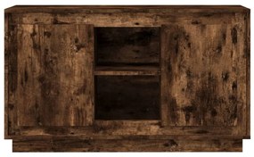 Aparador 102x35x60 cm derivados de madeira carvalho fumado
