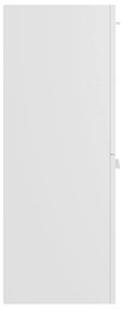 Armário casa de banho 30x30x80cm contraplacado branco brilhante