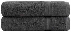 Toalhas de mãos premium SOLUND 2pcs 50x100cm 600 gsm antracite