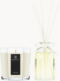 Difusor com varetas e vela perfumada Noel Noel, conjunto de 2 (anis, ameixa)