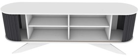 Móvel de TV Stor – Antracite e Branco – 180 cm x 43 cm x 60 cm