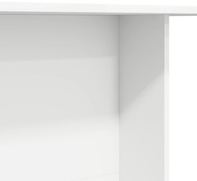 Mesa de Jantar vidaXL Branca 110x60x75 cm Madeira Engenharia