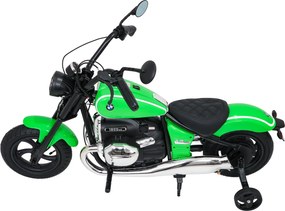 Mota elétrica para crianças 24V BMW R18, Rodas	ar bombeado Verde