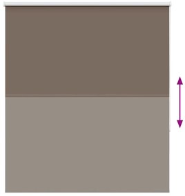 Persiana de enrolar 140x175 cm largura tecido 136,6cm poliéster