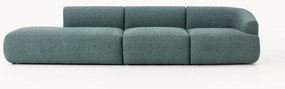 Módulo chaise longue em bouclé Sofia (2 lugares)