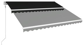Toldo retrátil automático 450x300 cm antracite