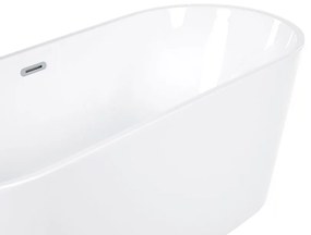 Banheira autónoma em acrílico branco 170 x 72 cm HAVANA Beliani