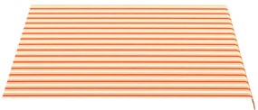 Tecido de substituição para toldo 3x2,5 m amarelo e laranja
