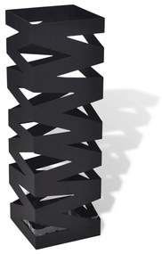 Suporte Guarda-chuvas Preto Aço 485 cm