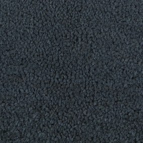 Tapete porta semicircular 60x90 cm fibra coco tufada cinzento
