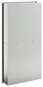 Nicho parede p/ duche 32x62x9 cm aço inoxidável prata escovada